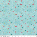 Washington Flower Ditzy Teal