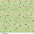 Washington Flowers Ditzy Green