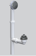 Watco Model 500 Lift & Turn Tubular PVC Bath Waste Chrome Plated - NYDIRECT