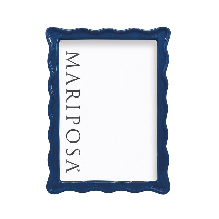 Wavy Blue 5x7 Frame
