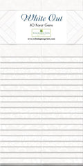 White Out- 2 1/2" strip set