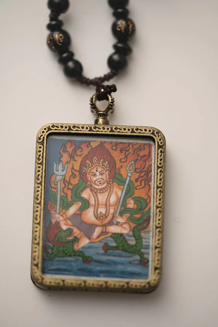 Mahakala Ghau Thangka Locket