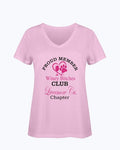 Shirts Classic Pink / S Winey Bitches Club- Proud Member-Livermore Ca Chapter - Ladies HD V Neck T WineyBitchesCo