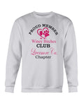 Sweatshirts Ash / S Winey Bitches Club-Proud Member-Livermore Ca Chapter Sweatshirt - Crew WineyBitchesCo