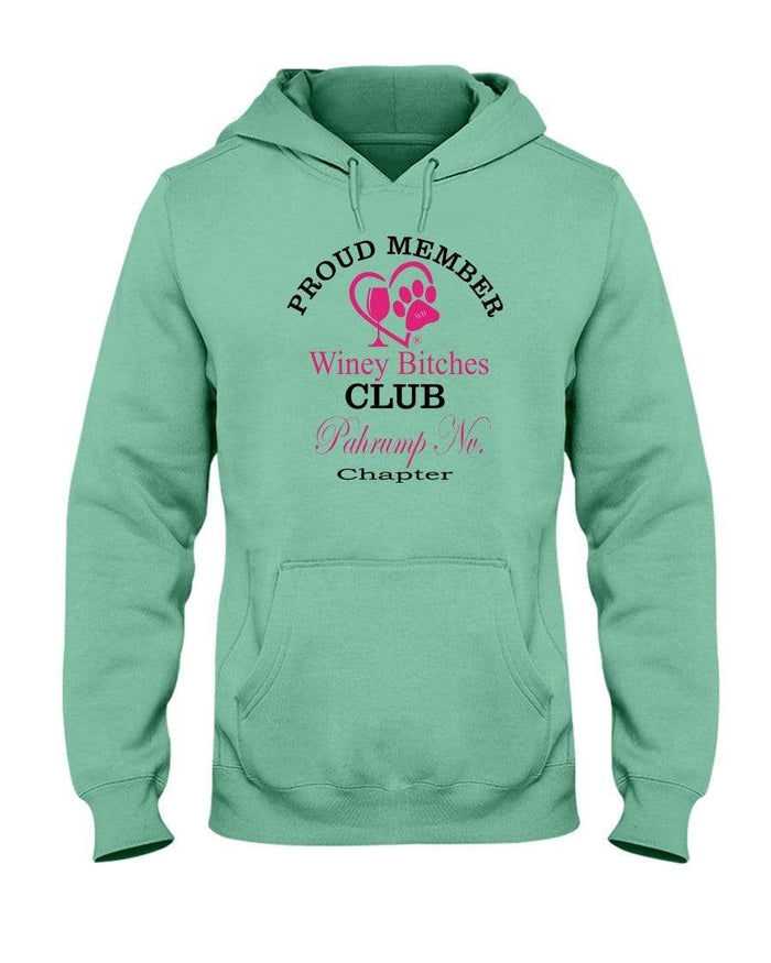 Sweatshirts Cool Mint / S Winey Bitches Co 50/50 Hoodie WineyBitchesCo