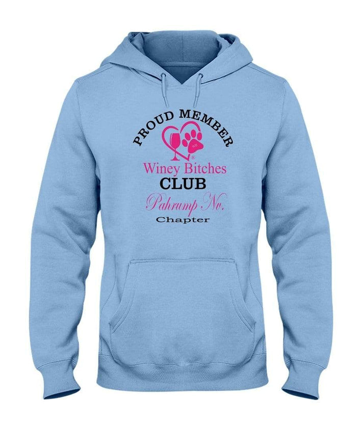 Sweatshirts Light Blue / S Winey Bitches Co 50/50 Hoodie WineyBitchesCo