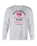 Sweatshirts Ash / S Winey Bitches Club-Proud Member-Pahrump Nv Chapter Sweatshirt - Crew WineyBitchesCo