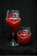 ✨🥂 Winey Bitches Co “Kiss Me At Midnight” NYE Drinkware — Choose Your Color 🥂✨
