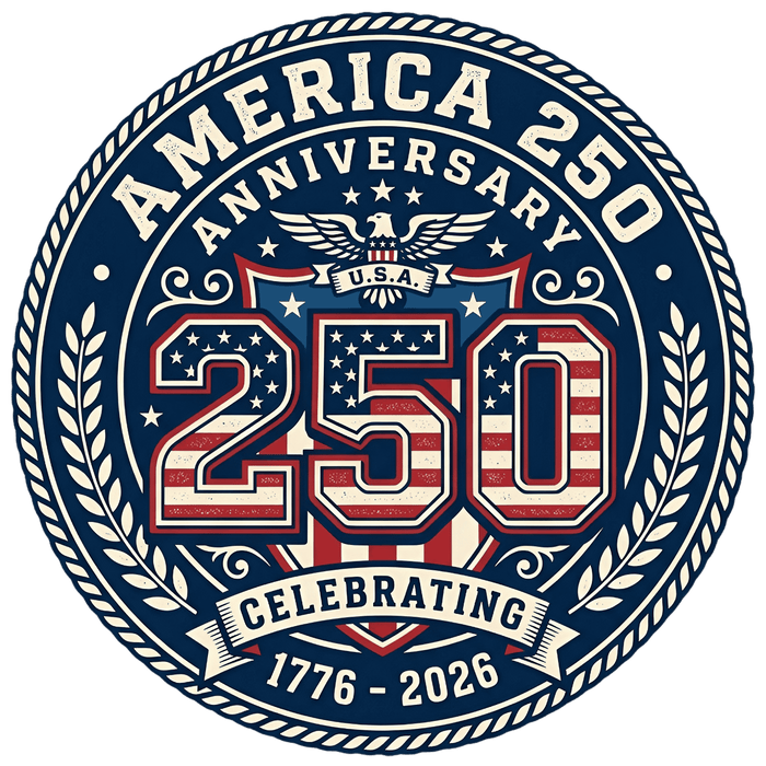 Winey Bitches Co Round USA 250 Year Anniversary Glitter Glasses