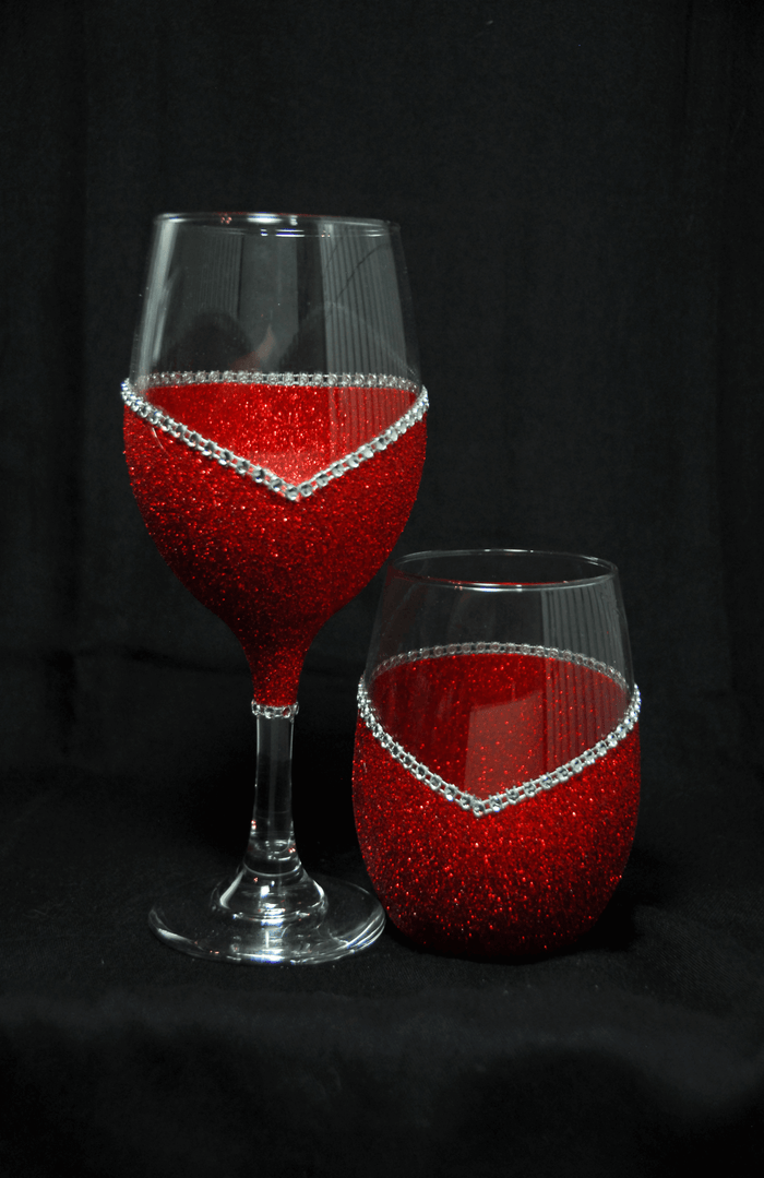 Winey Bitches Co "Santa's Little Helper" Holiday Drinkware-Choose your color
