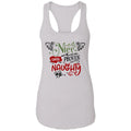T-Shirts White / X-Small WineyBitches.Co "Nice Until Proven Naughty" Ladies Ideal Racerback Tank WineyBitchesCo