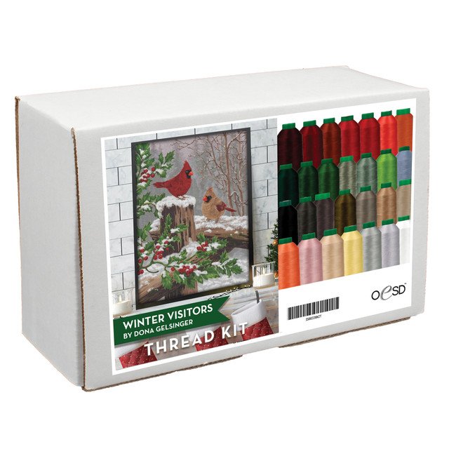 Winter Visitors by Dona Gelsinger Thread Kit
