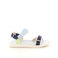 Woden sandal Moonstone Multi i blå, gröna och beige nyanser