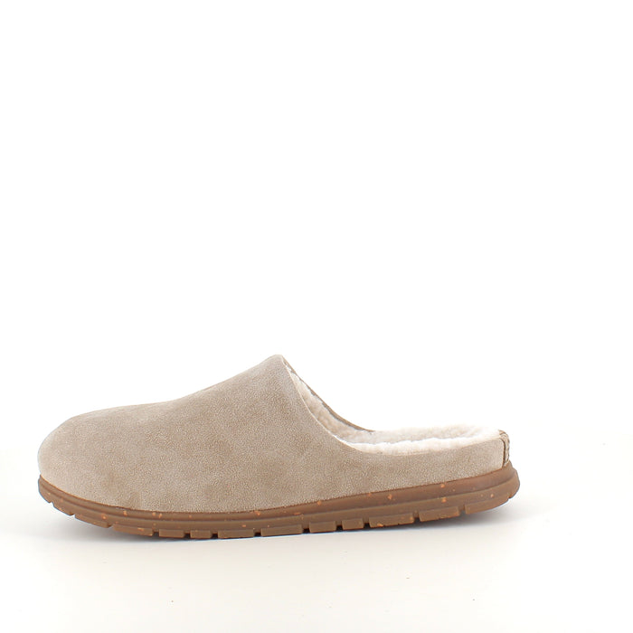 WODEN Silvi Warm - Varm beige toffel med fotvalvsstöd & mjuk komfort