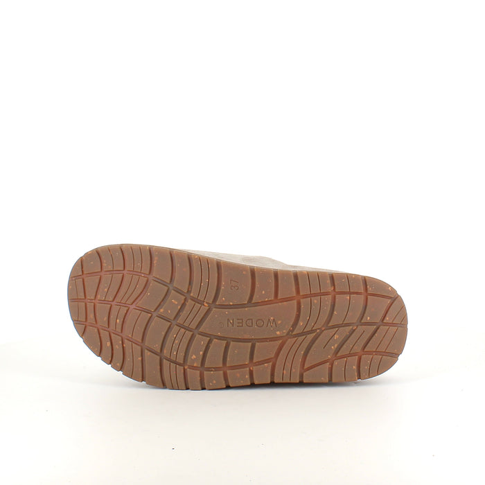 WODEN Silvi Warm - Varm beige toffel med fotvalvsstöd & mjuk komfort