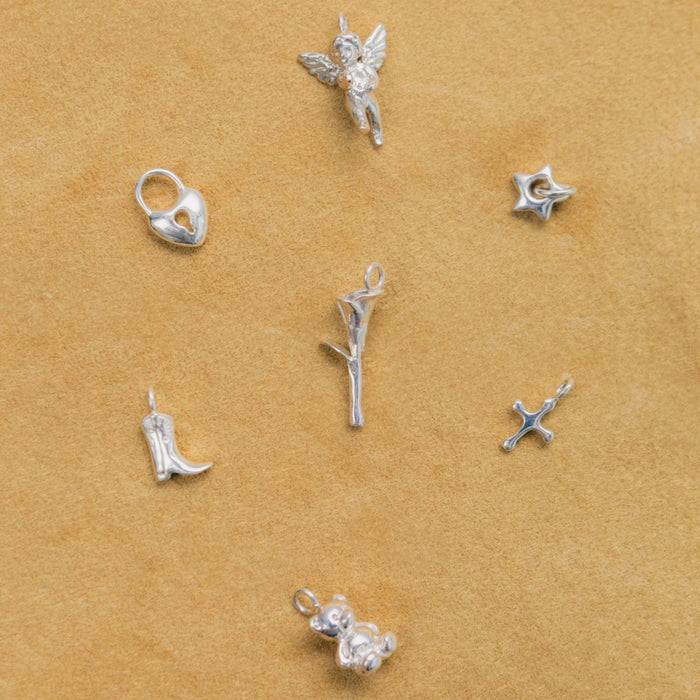 Wolf Circus Single Mini Heart Lock Charm