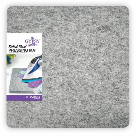 Wool Pressing Mat 17in x 17in x 1/2in Thick