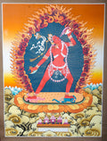 Wrathful Vajravarahi - Vajrayogini Art - Lucky Thanka