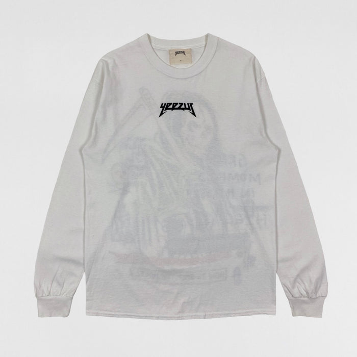 Yeezus 2015 Unreleased F&F ‘How To Beat The Devil’ Long Sleeve In White