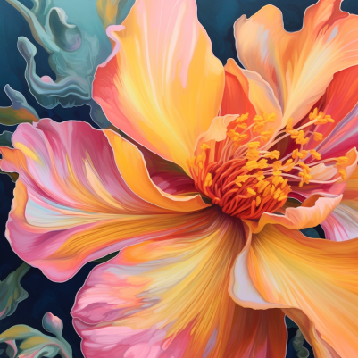 Zoomed In Hibiscus